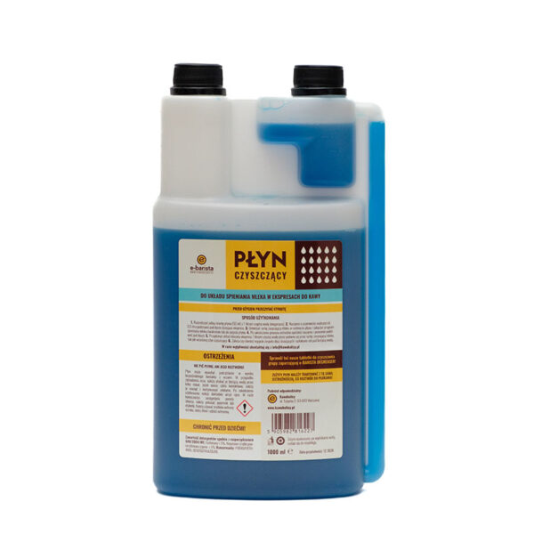 Płyn do czyszczenia układu mleka 1l e-Barista z dozownikiem