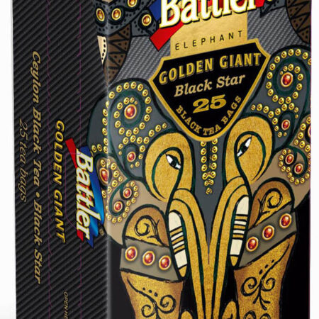 Battler - Golden Giant 25 Tea Bags - BLACK STAR
