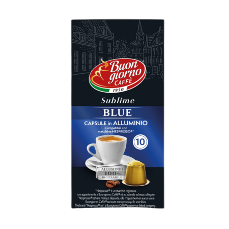 Caffe Buongiorno Sublime BLU for NESPRESSO 10pcs kawa mielona w kapsułkach typ Nespresso