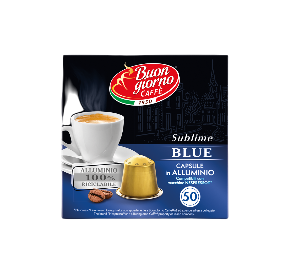 Caffe Buongiorno Sublime BLU for NESPRESSO 50pcs kawa mielona w kapsułkach typ Nespresso
