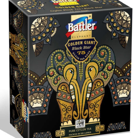 Battler GOLDEN GIANT Tea Bags BLACK STAR 75szt herbata w torebkach
