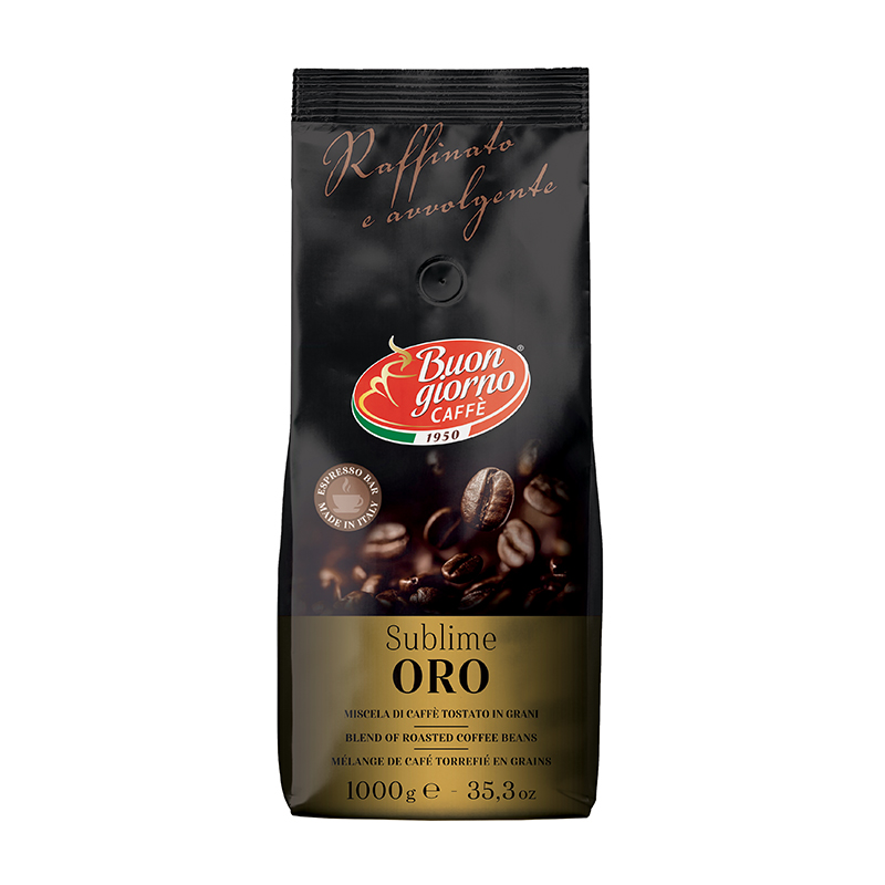 Caffe Buongiorno Sublime ORO 1kg włoska kawa ziarnista - obrazek 4