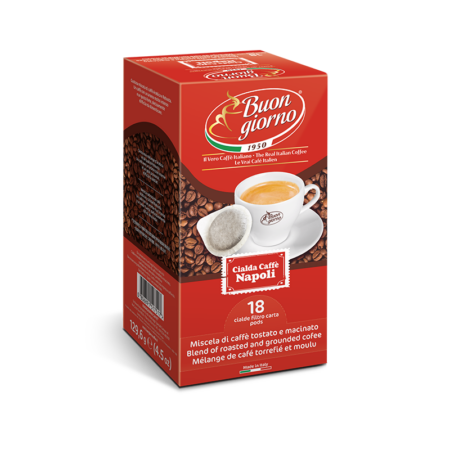 Caffe Buongiorno Sublime ROSSO PODS 150pcs kawa mielona w kapsułach