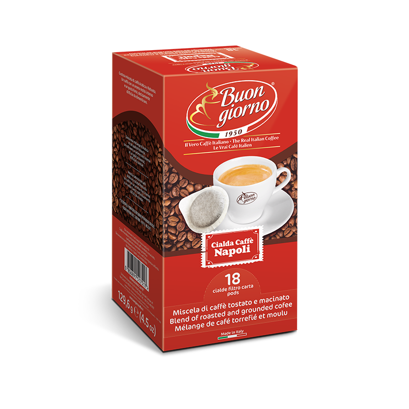 Caffe Buongiorno Sublime ROSSO PODS 18pcs kawa mielona w kapsułach - obrazek 3