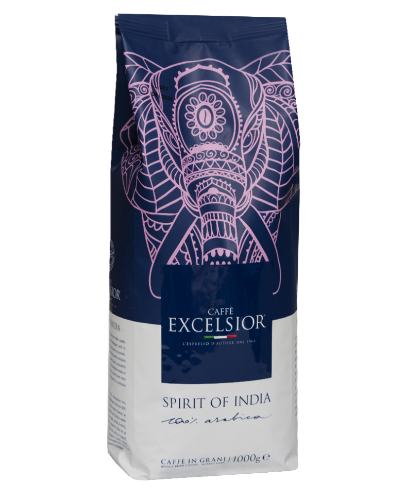 Caffe EXCELSIOR SPIRRIT OF INDIA 1kg włoska kawa ziarnista