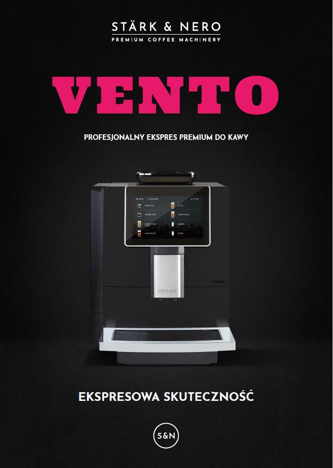 Ekspres automatyczny do kawy STARK&NERO VENTO *seria profesjonalna - obrazek 3