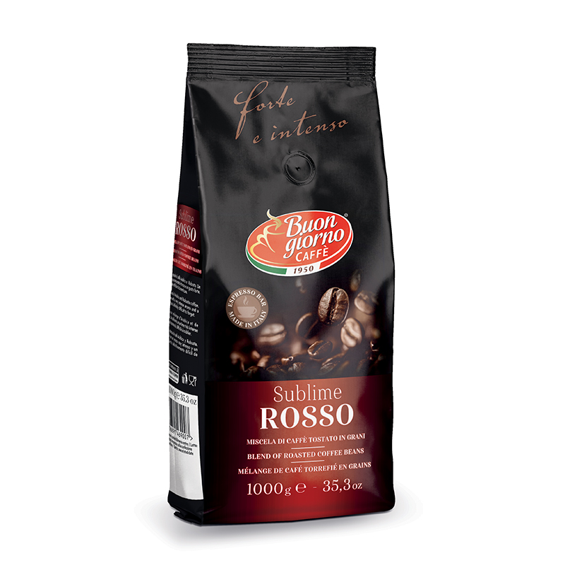 Caffe Buongiorno Sublime ROSSO 1kg włoska kawa ziarnista